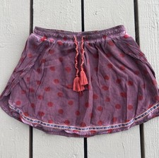 Scotch soda scotch R belle girls skirt Size 8 elastic drawstring Polka Dot