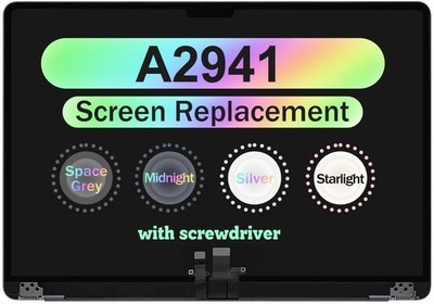 Genuine New Macbook Air A2941 M2 2023 LCD Screen Assembly MQKP3xx/A EMC 8301