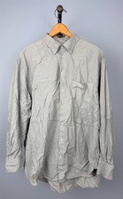 Giorgio Armani Classico Gray Button Down Shirt Italy Size 43/17 Cotton Wool