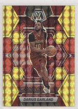 2022 Panini Mosaic Choice Fusion Red & Yellow Prizm /88 Darius Garland #124 1m0c