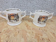 2 X Vintage 1980 Taunton Cider Double Handled Mug