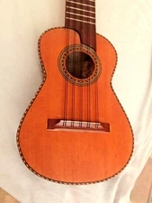 Vintage Charango 10 String Guitar Handmade Bolivia Armadillo Shell Instrument