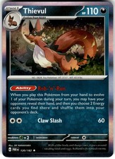 Thievul [Holo] #120 Prices | Pokemon Paradox Rift | Pokemon Cards