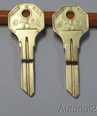1934 Dodge Chrysler Plymouth DeSoto uncut OMEGA keys NOS original