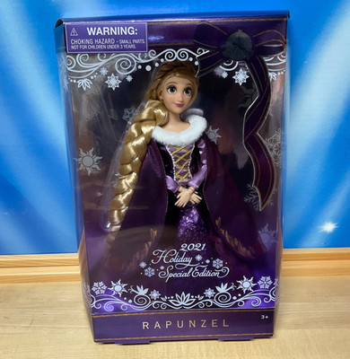 Disney RAPUNZEL 2021 Holiday Special Edition Doll NEW In Box RARE & BEAUTIFUL!