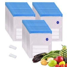 Sous Vide Bags, 50 PCS 10"X13.5" Reusable Vacuum Seal Bags for Food,Vacuum Zi...