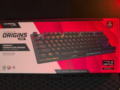 HyperX Alloy Origins Core Tenkeyless Mechanical Gaming Keyboard - RGB LED, Aqua