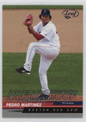 2005 Leaf Blue Press Proof 41/75 Pedro Martinez #36 HOF 0m0