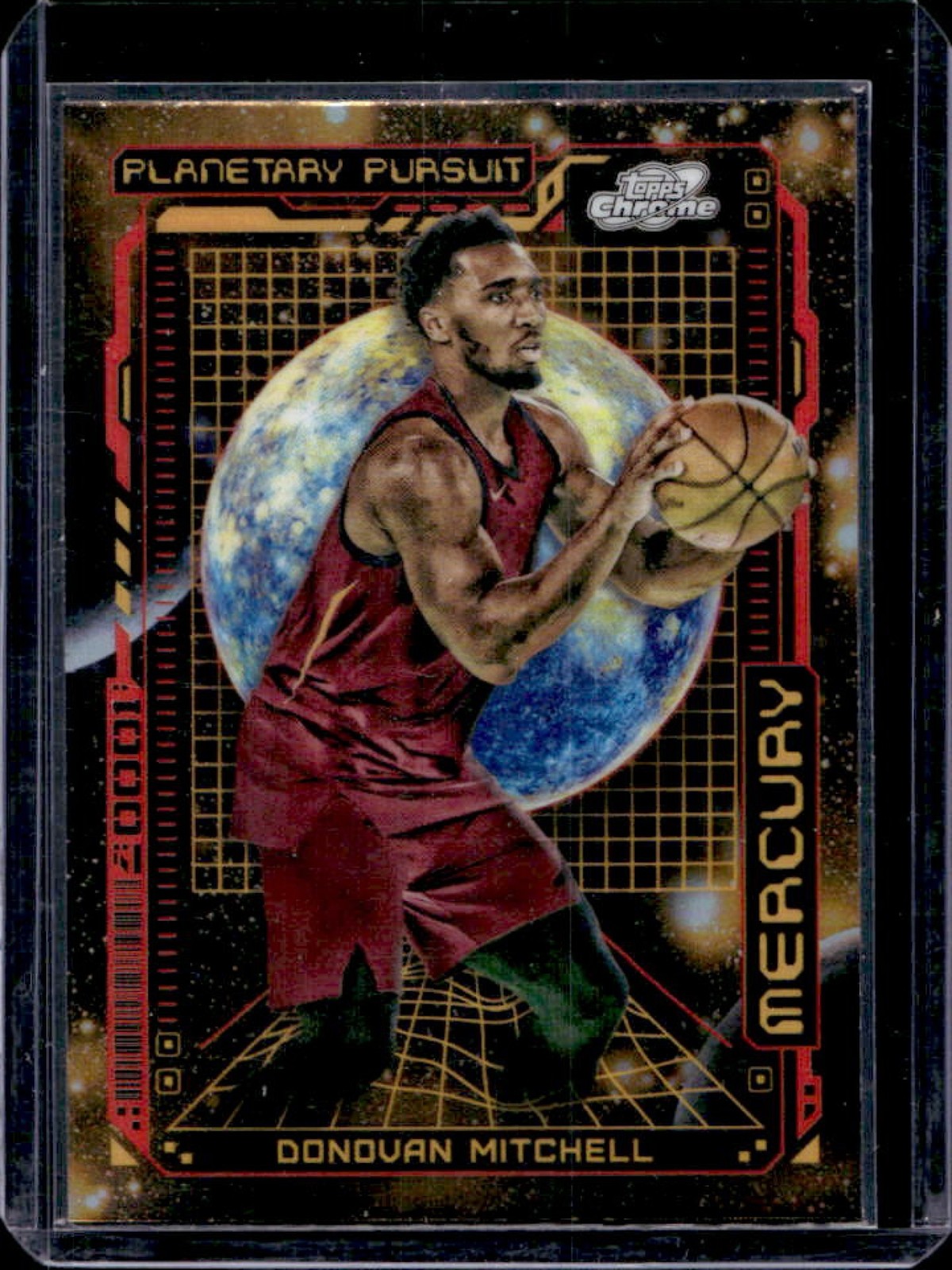 2023-24 Topps Cosmic Chrome Donovan Mitchell Planetary Pursuit SP Mercury #PPM-4