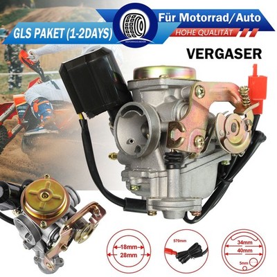18mm Motorrad Vergaser Aluminiumlegierung für PD19J 48CC-80CC Roller Vergaser