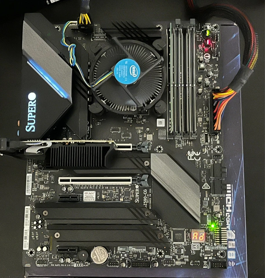 Placa madre SuperMicro C9Z590-CG Intel 11ª generación ATX LGA1200 (leer descripción) Foto 3 de 4