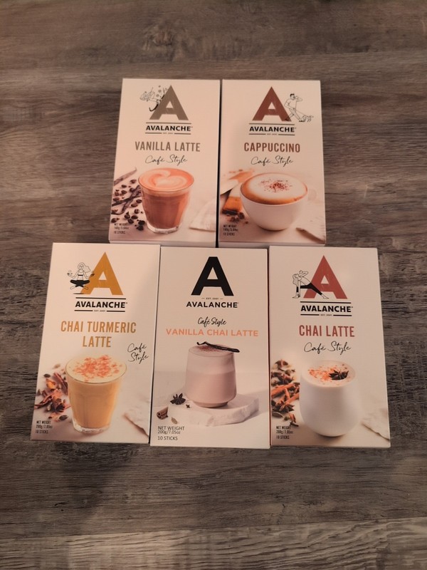 Avalanche BUNDLE x5 Boxes of  10 Count Sticks Coffee Cafe