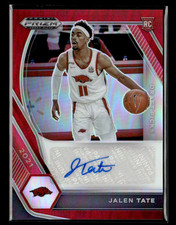 Jalen Tate 2021 Prizm Draft Picks Red Prizm Auto 64/199 #DP-JTA