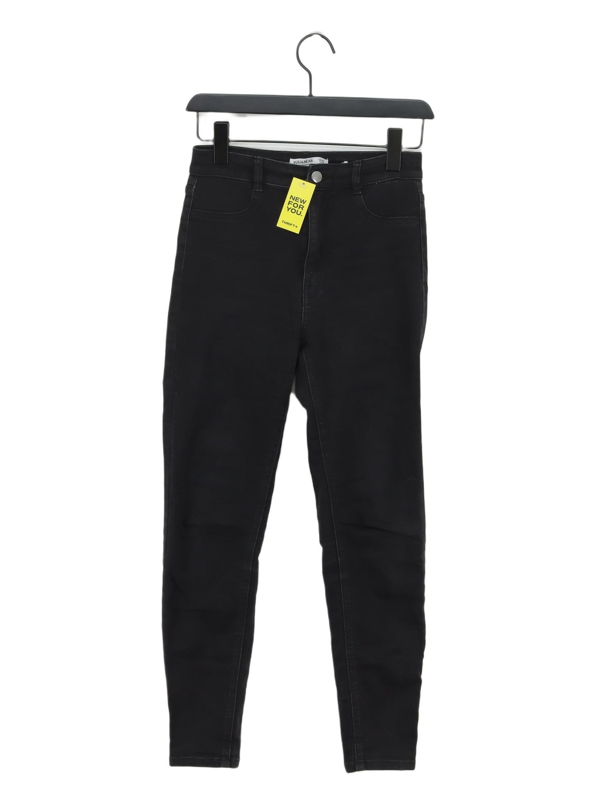 ALTRA Leggings donna Pull&Bear UK 8 nero 100% altro jegging