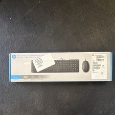 HP 320MK Wired Mouse Keyboard Bundle, USB, QWERTY, Plug Play, Black