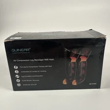 Quinear QN-073A Air Compression Leg Massager w/ Heat Therapy Circulation