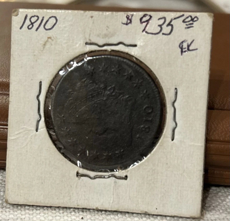 1810 US Classic Head Cent 215 Years Old In F Cond. See eBay image of sold coins. - Image 3 of 4