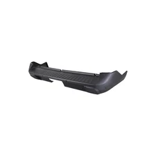 New CAPA Dark Gray Rear Bumper Cover With 4 park assist sensor holes.