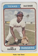 1974 Topps Lenny Randle Len Randle #446 READ d0u