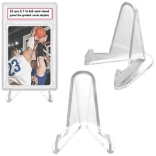 Thickened Acrylic Card Stands Mini Easel Holder, Sports Card Stands, Trading ...