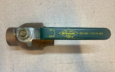 MCDONALD 2  Ball Valve Sweat 600 WOG, 150 PSI