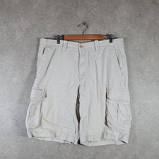 Vintage Izod Cargo Shorts Herren W38 Creme BA4185