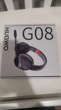 NUBWO G08 Dual Wireless Gaming Headset with/ Microphone, RGB Light Blue