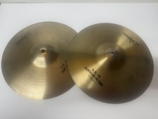 Zildjian Avedis 12 Inch S.R. Sound Recording Hi Hats Amazing Cond Rare Low Pitch