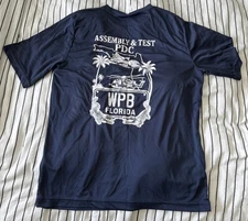 Pratt & Whitney WPB Test & Assembly PDC Navy BlueGraphic DRY FIT  Size Medium