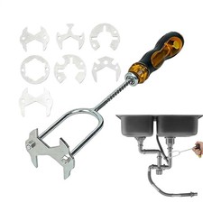 Sink Wrench Adjustable Multifunctional Bathroom Basin Spanner Sink