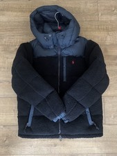 POLO RALPH LAUREN El Cap Gorham Hybrid Fleece Puffer Jacket, Medium RRP-£449