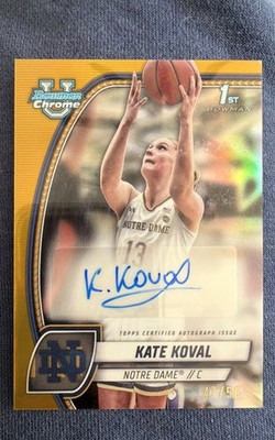 2024-25 Bowman University Chrome - Chrome Prospect Autographs Kate Koval #42...