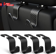 Car Seat Headrest Hook 4 Pack Hanger Universal Vehicle Car Storage Organizer for