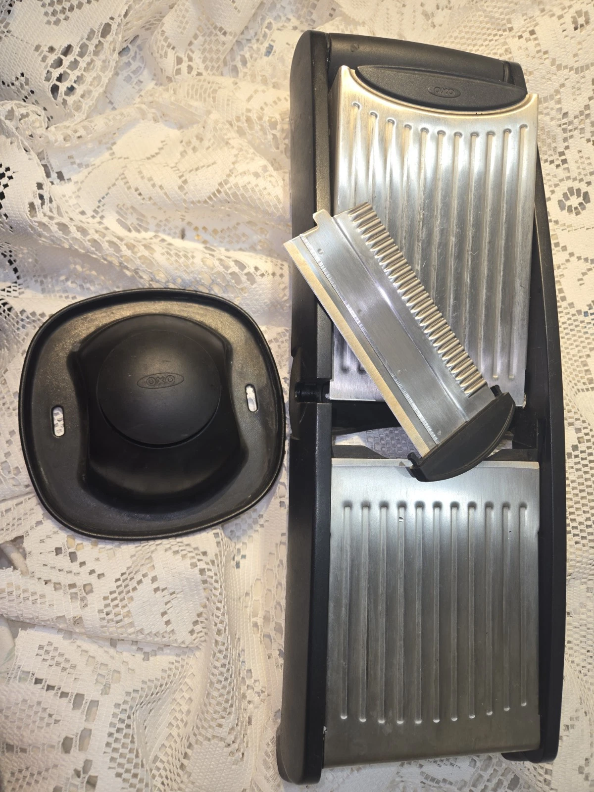 OXO Good Grips Mandoline Slicer Stainless Steel Black 1054752 Folding