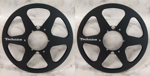 One Pair black  10.5'' 1/4'' Technics TAPE REEL TO REEL TAPE Recorders RS 1500.