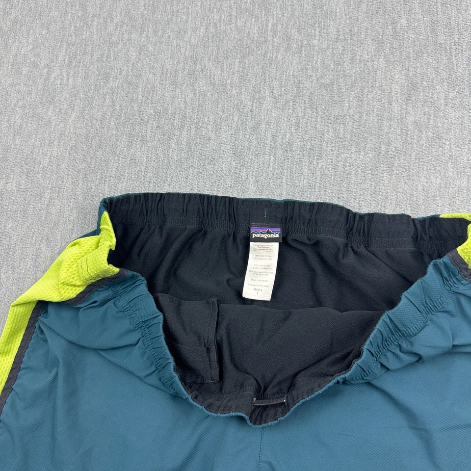 Pantalones Cortos Patagonia Para Hombre Grandes Azul Verde Strider 7" Exterior Senderismo Camping 24646 Foto 3 de 4