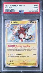 Raichu 132/091 Paldean Fates Shiny Rare Holo
