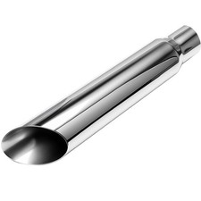 Exhaust Tip 2.25 Inlet 3 Outlet 16 Long Weld On Tailpipe 2 14 To 3 For Car
