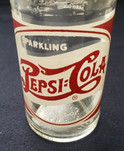 Santa Barbara Pepsi Bottle Sparkling Pepsi Cola Vintage Soda Bottle 1950!
