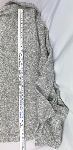TRIBAL Womens Gray Coat P/S Lapel Long Sleeves Pockets Open Front Deconstructed - Picture 10 of 10
