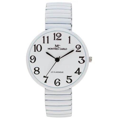 Reloj de vestir de lujo para mujer 43 mm Montres Carlo de moda cuarzo correa de metal flexible - Imagen 14 de 37