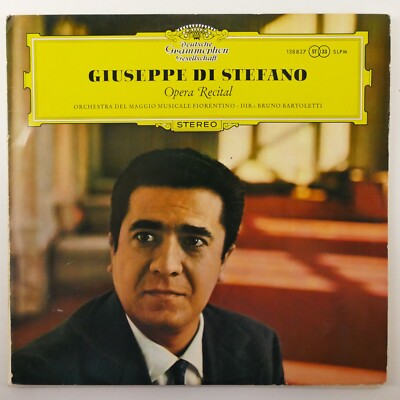 Giuseppe di Stefano Opera Recitals 1965 DGG 138827 LP-8937