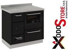 Termocucina legna DE MANINCOR FK900 NERA - PRONTA CONSEGNA invia mail sconto