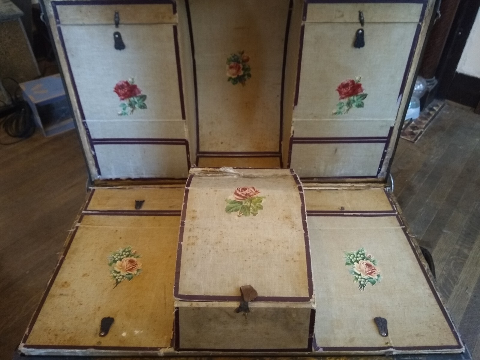 vintage steamer trunks chests eBay