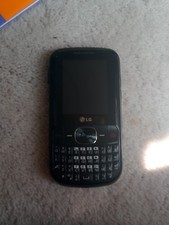 LG GPLG500GB BLACK TRACFONE SMARTPHONE QWERTY KEYBOARD CELLPHONE ESN CLEAR