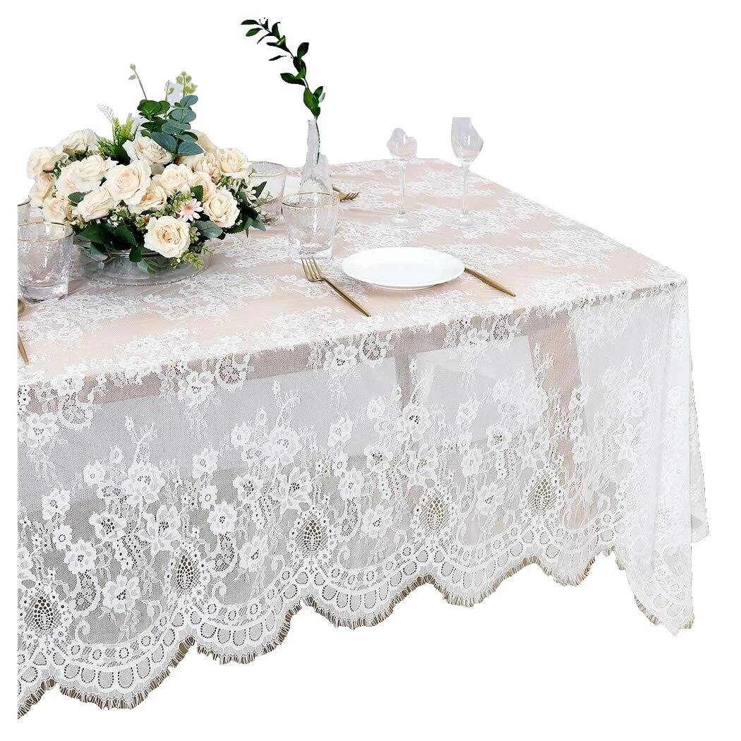 White Lace Tablecloths