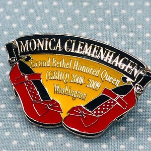 2008 Washington Grand Bethel Honored Queen Freemason Pin Monica Clemenhagen