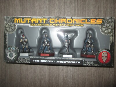 mutant chronicles (parodox)  the second directorate!! collectible miniatures!!