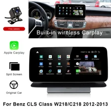 12.3" Android Car GPS Video Player Carplay For Mercedes Benz CLS W218 2010-2017