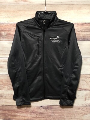 North End Womens Carbon/Black Jacket Size Small Girl Scouts Of KS - MO NWT LBB76